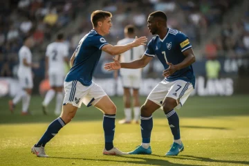 A professional team working on midfield partnership dynamics ncaa d1 soccer solutions in a modern office environment