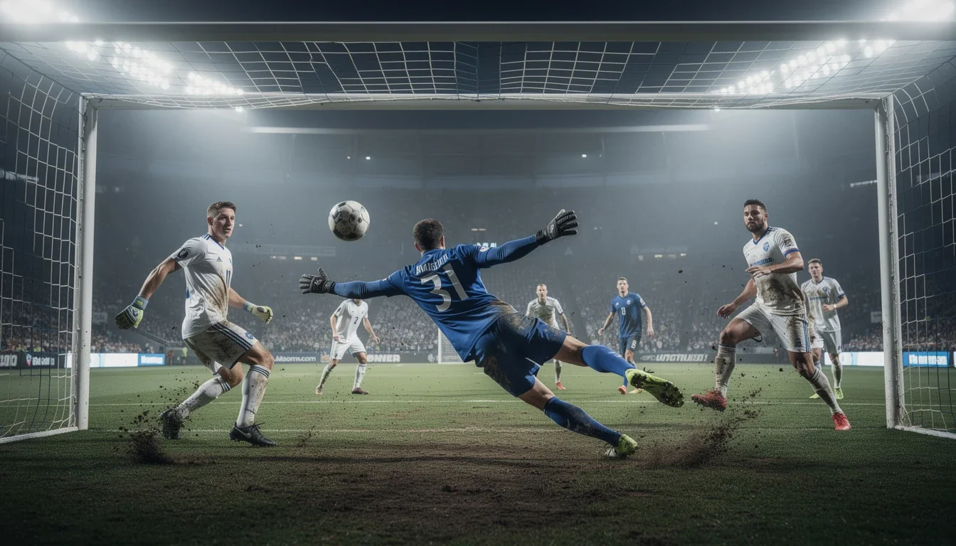 A professional team working on ncaa division 1 soccer goalkeeper challenges solutions in a modern office environment