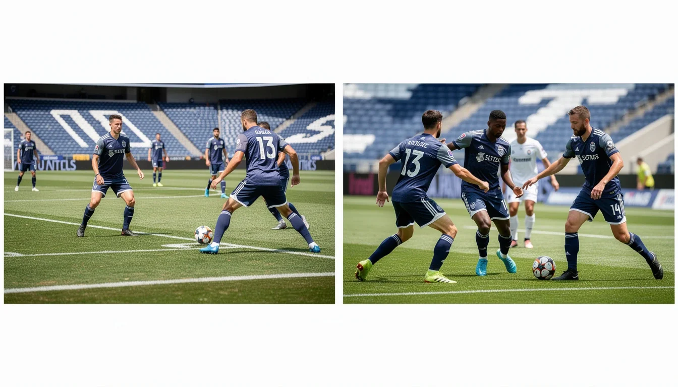 A step-by-step visual process guide demonstrating how midfield partnership dynamics ncaa d1 soccer works