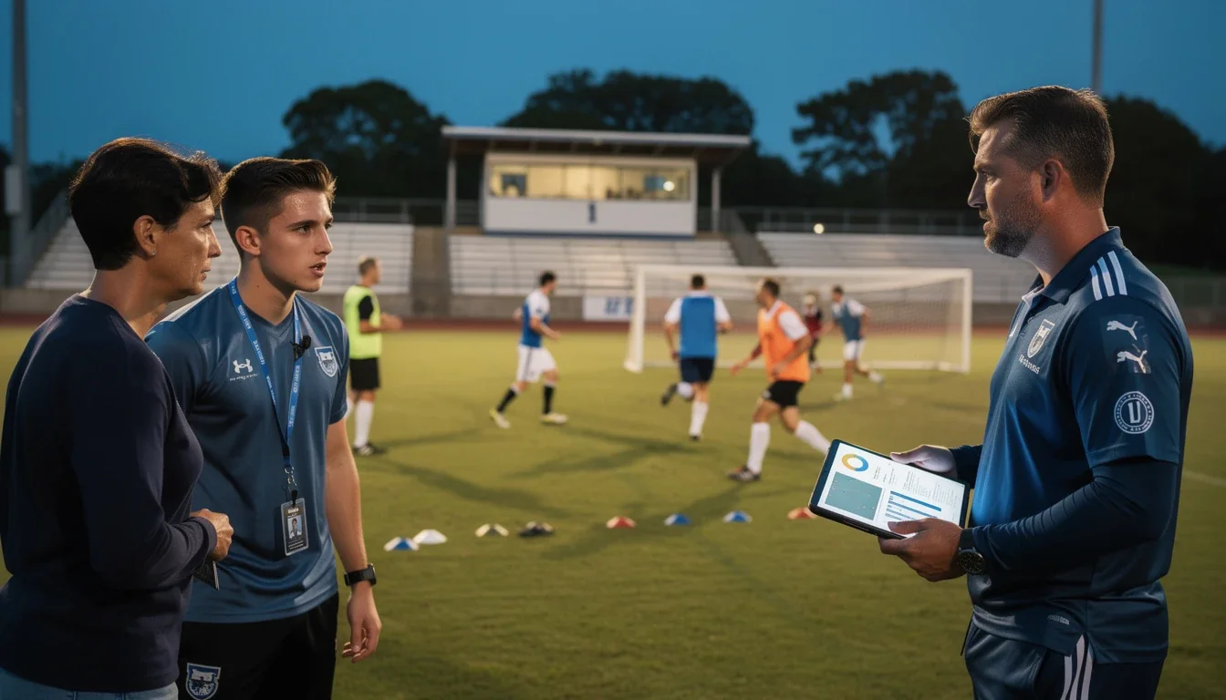 A summary infographic highlighting best practices for recruiting pipelines in smaller d1 soccer programs