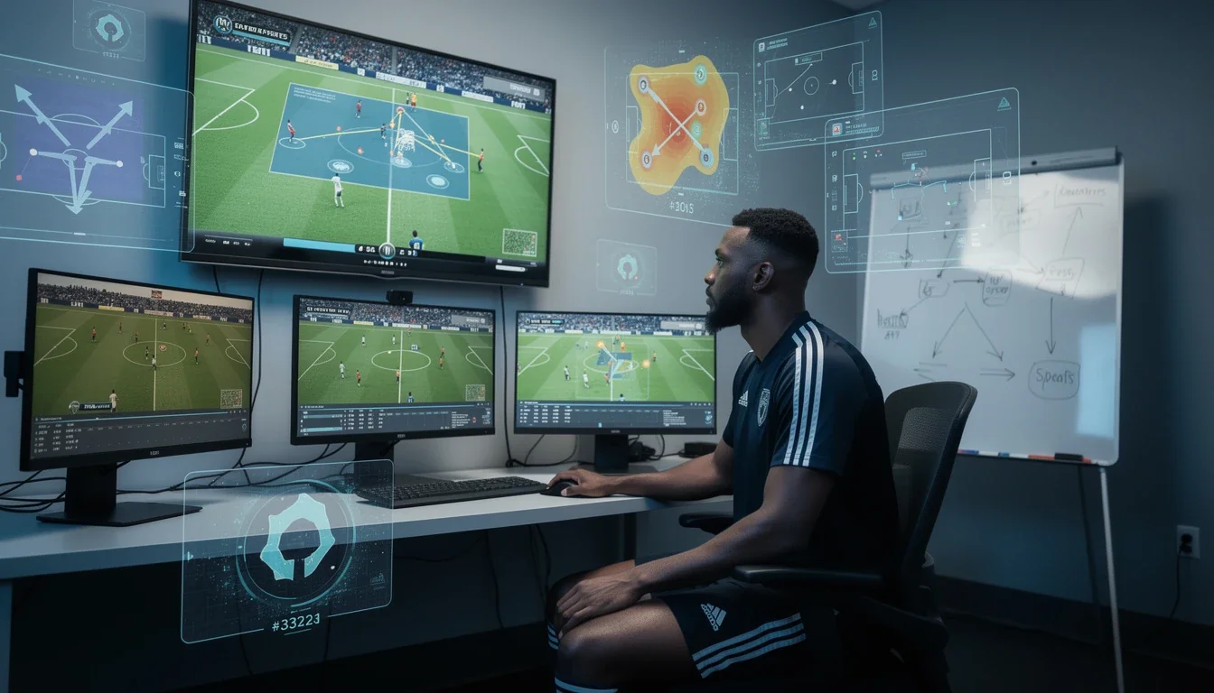 A summary infographic highlighting best practices for video analysis for ncaa d1 midfielders