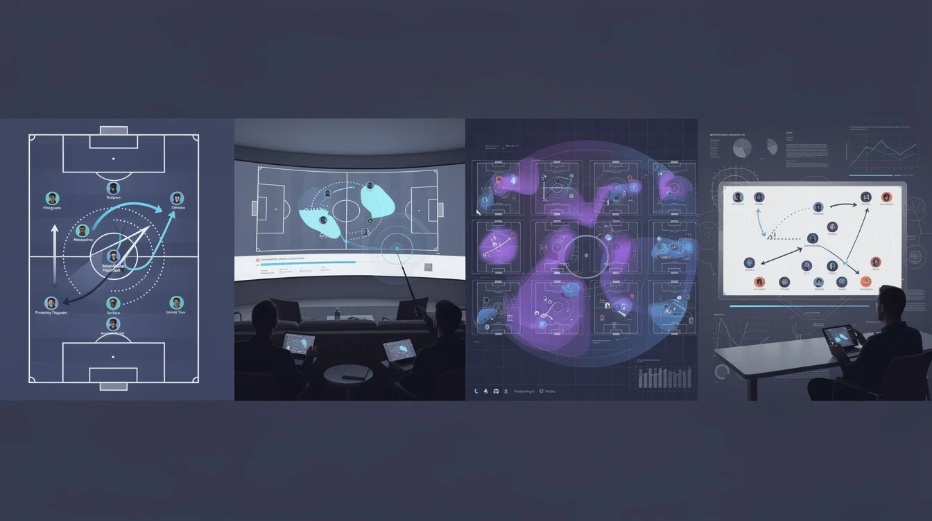 A step-by-step visual process guide demonstrating how midfield tactical film review techniques 2026 works