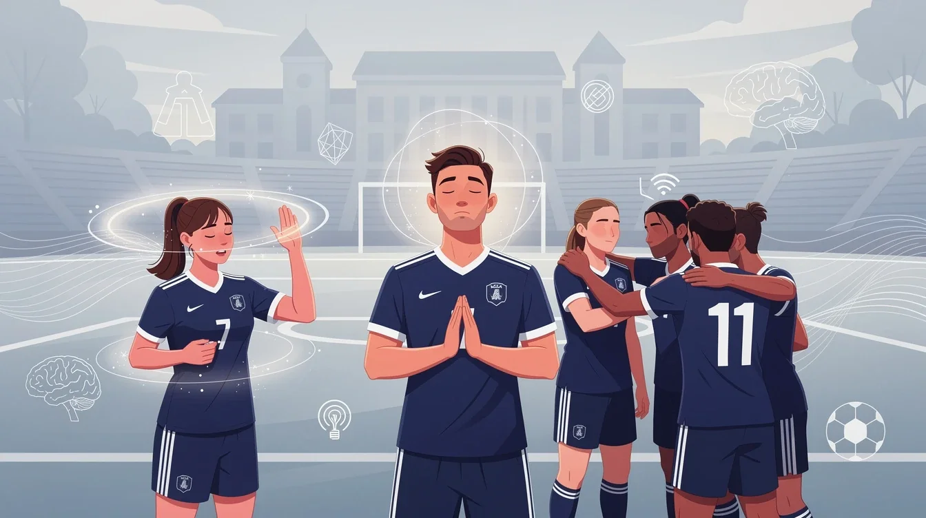 A summary infographic highlighting best practices for psychological resilience training ncaa soccer