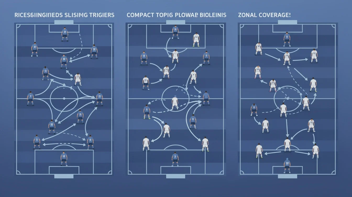 A summary infographic highlighting best practices for rice university soccer defensive strategy analysis