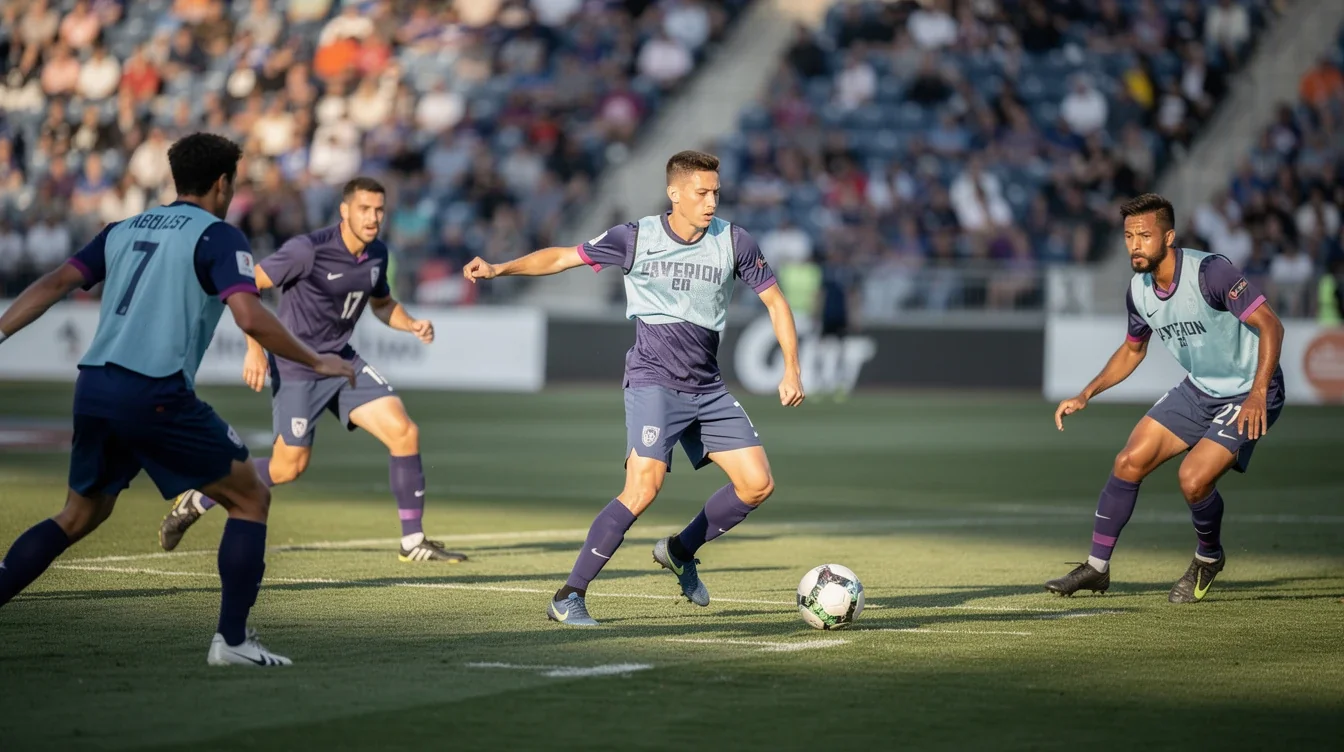 An illustrated diagram showing the key benefits of space control tactics for college midfielders strategies