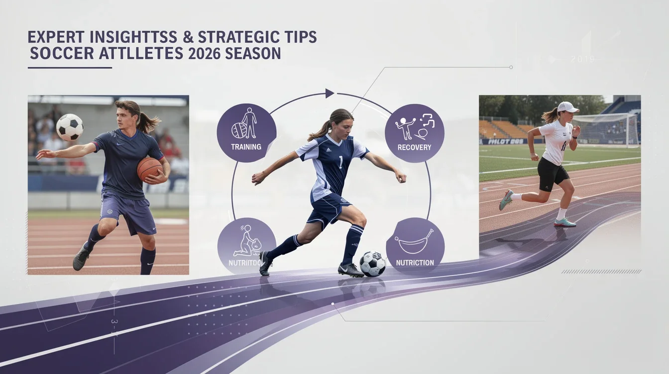 A summary infographic highlighting best practices for dual-sport athletes in ncaa soccer 2026