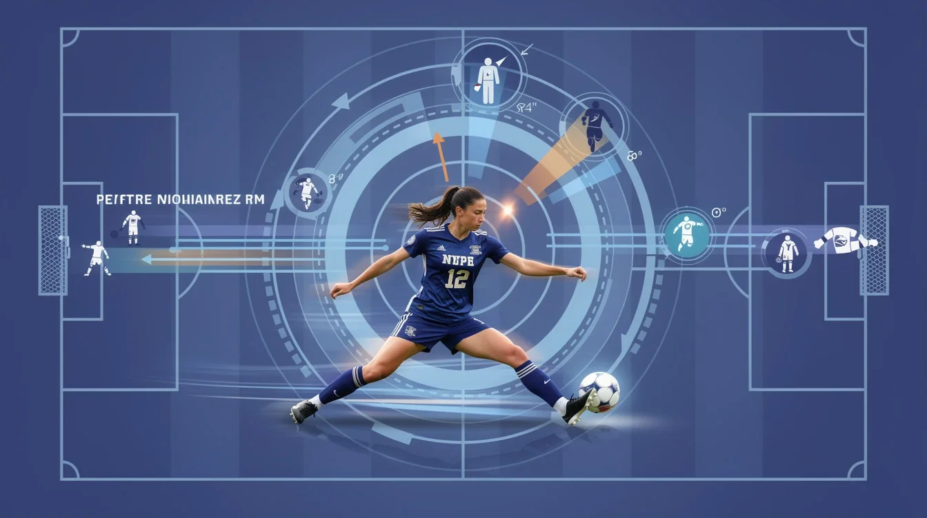 A summary infographic highlighting best practices for defensive midfielder skillset in women’s ncaa soccer