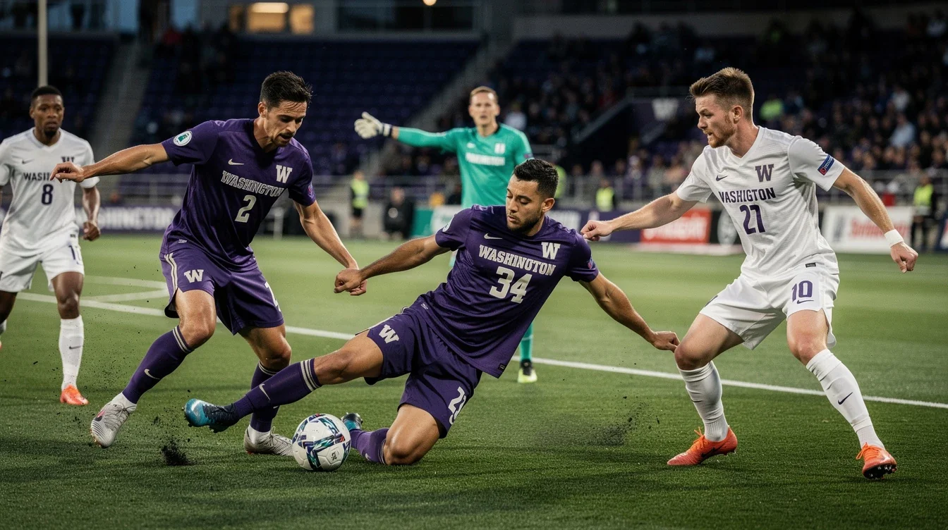 An illustrated diagram showing the key benefits of university of washington ncaa soccer mid-season defense strategies
